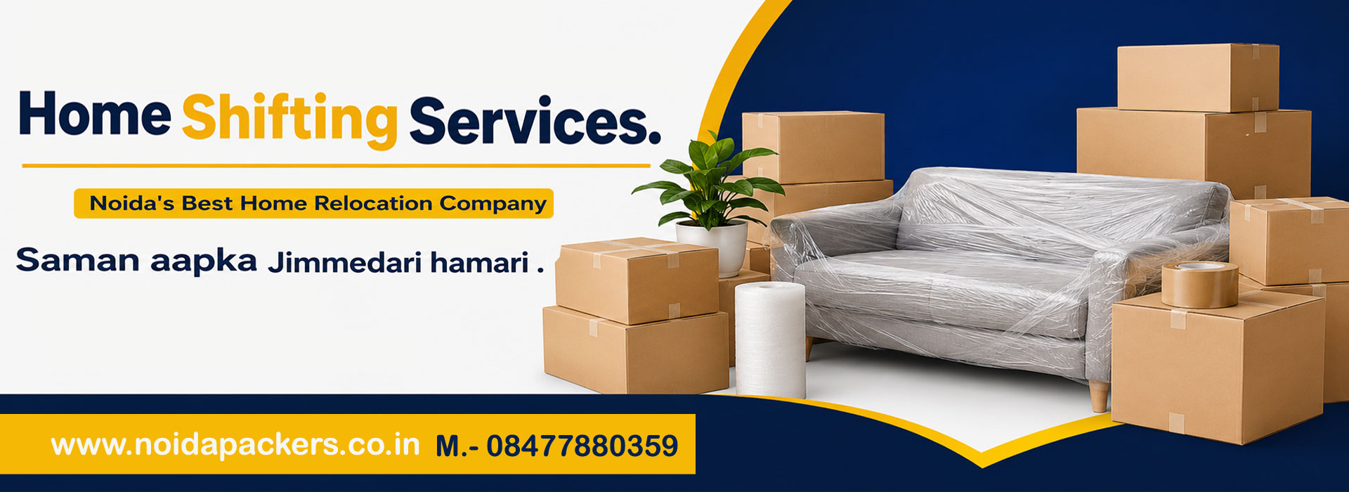 Noida Packers and Movers - Home Shifting Banner