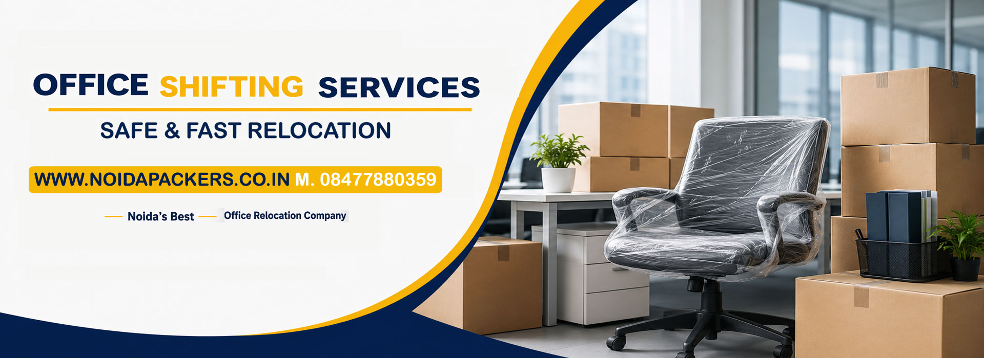 Noida Packers and Movers - Office Shifting Banner